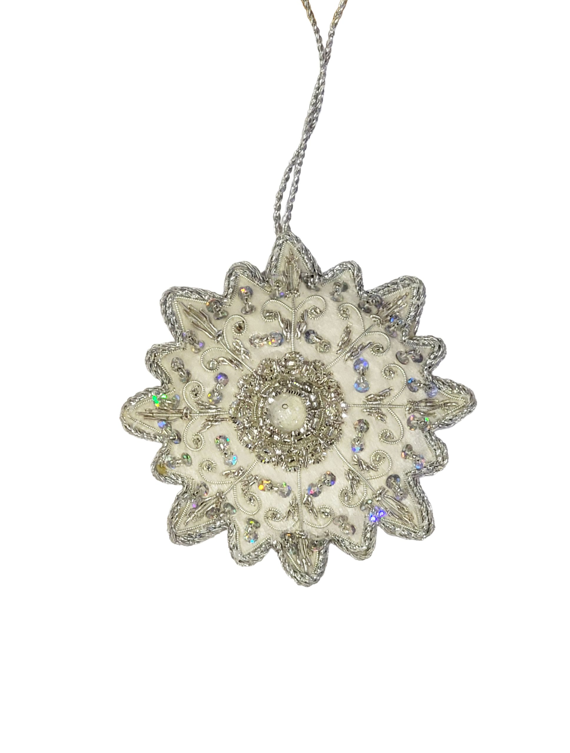 Silver and White Star
